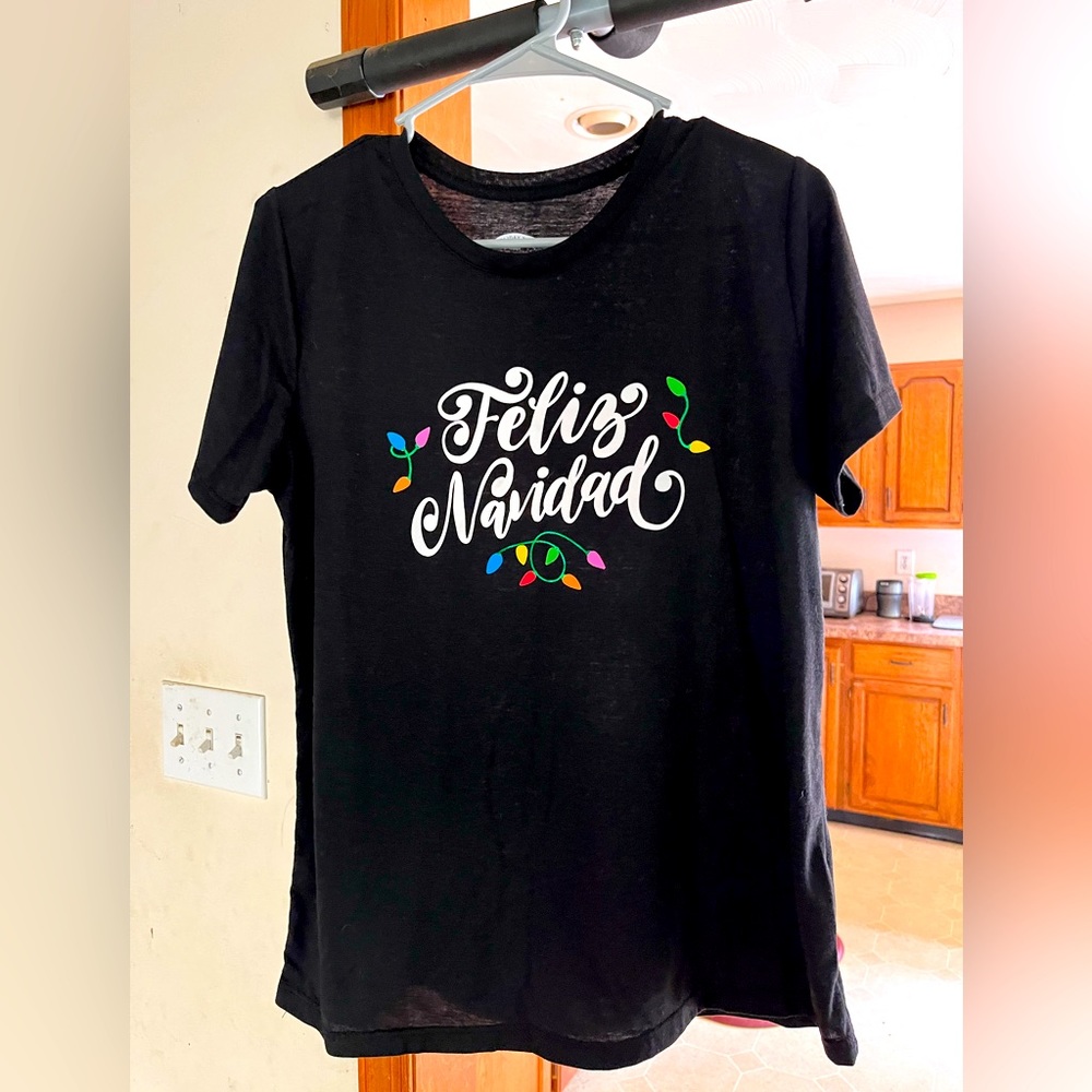 Feliz Navidad short sleeve shirt